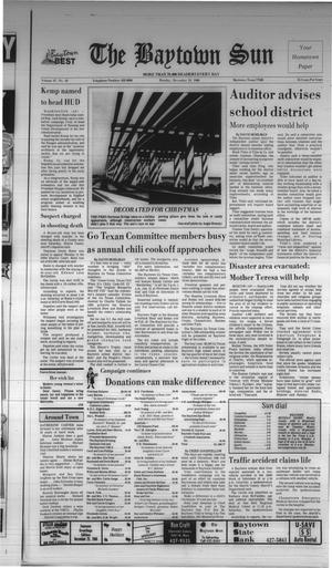 Primary view of object titled 'The Baytown Sun (Baytown, Tex.), Vol. 67, No. 42, Ed. 1 Monday, December 19, 1988'.