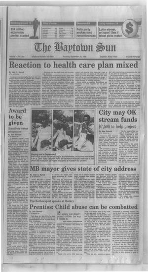 The Baytown Sun (Baytown, Tex.), Vol. 71, No. 280, Ed. 1 Thursday, September 23, 1993