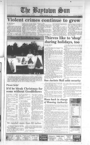The Baytown Sun (Baytown, Tex.), Vol. 70, No. 39, Ed. 1 Monday, December 16, 1991