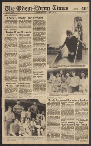 The Odem-Edroy Times (Odem, Tex.), Vol. 42, No. 14, Ed. 1 Thursday, April 4, 1991