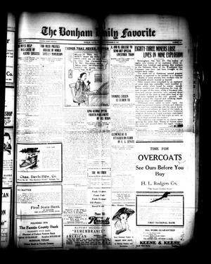 The Bonham Daily Favorite (Bonham, Tex.), Vol. 25, No. 118, Ed. 1 Thursday, November 23, 1922