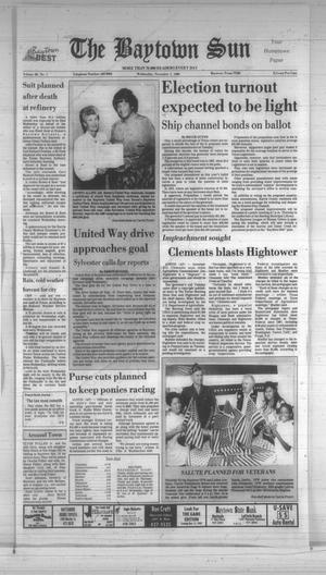 The Baytown Sun (Baytown, Tex.), Vol. 68, No. 1, Ed. 1 Wednesday, November 1, 1989