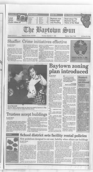 The Baytown Sun (Baytown, Tex.), Vol. 72, No. 10, Ed. 1 Thursday, November 11, 1993