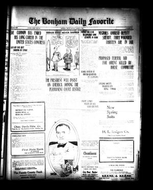 The Bonham Daily Favorite (Bonham, Tex.), Vol. 25, No. 205, Ed. 1 Monday, March 5, 1923