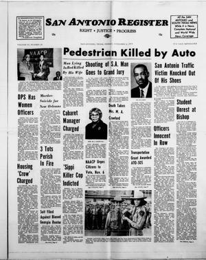 San Antonio Register (San Antonio, Tex.), Vol. 43, No. 20, Ed. 1 Friday, November 2, 1973