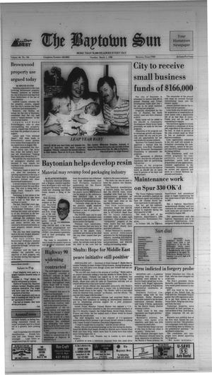 The Baytown Sun (Baytown, Tex.), Vol. 66, No. 104, Ed. 1 Tuesday, March 1, 1988