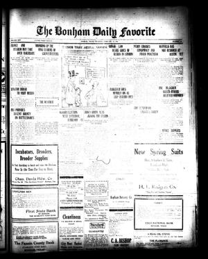 The Bonham Daily Favorite (Bonham, Tex.), Vol. 25, No. 196, Ed. 1 Thursday, February 22, 1923