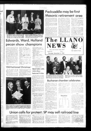Primary view of object titled 'The Llano News (Llano, Tex.), Vol. 93, No. 6, Ed. 1 Thursday, December 8, 1983'.