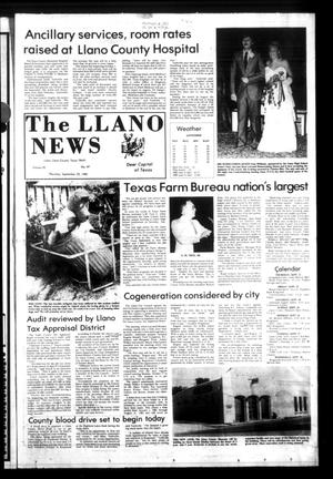 The Llano News (Llano, Tex.), Vol. 92, No. 47, Ed. 1 Thursday, September 22, 1983