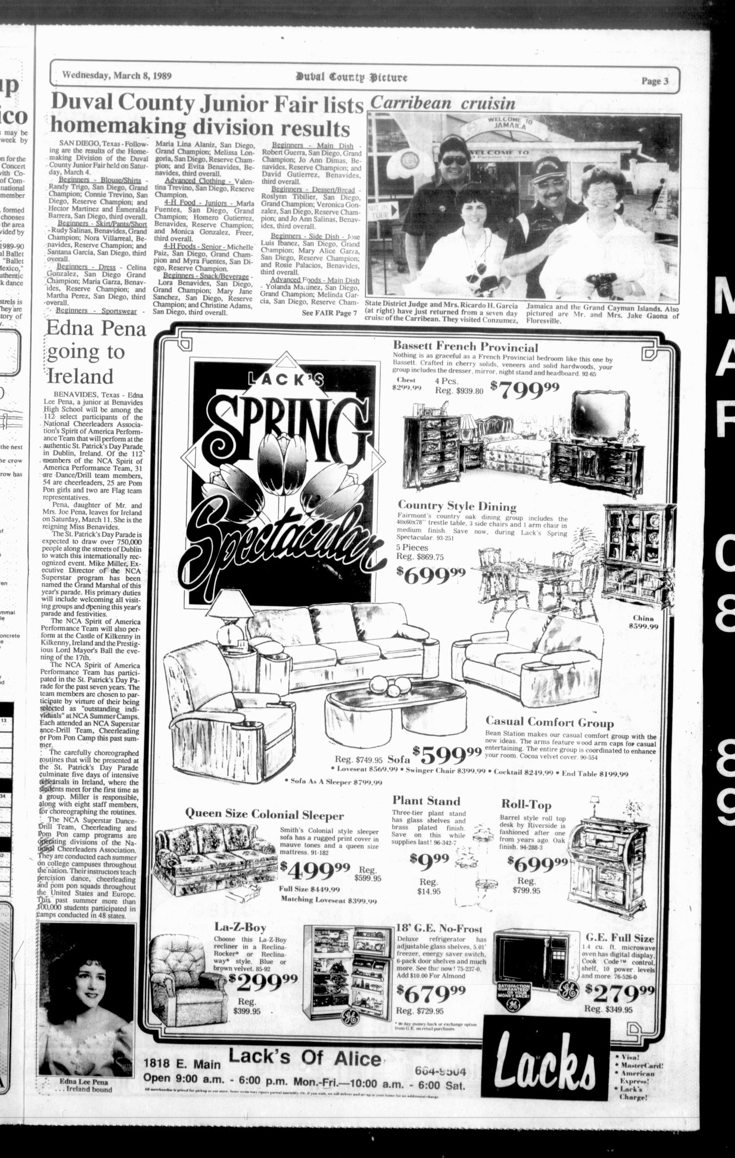 Duval County Picture (San Diego, Tex.), Vol. 4, No. 10, Ed. 1 Wednesday, March 8, 1989
                                                
                                                    [Sequence #]: 3 of 7
                                                