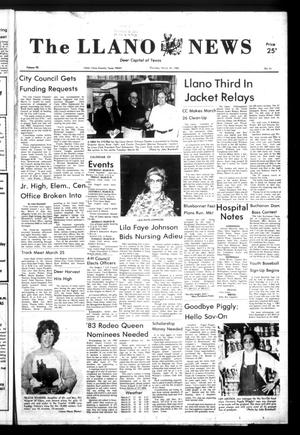 The Llano News (Llano, Tex.), Vol. 92, No. 21, Ed. 1 Thursday, March 24, 1983