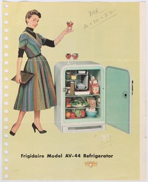 [Advertisement for Refrigerator]
