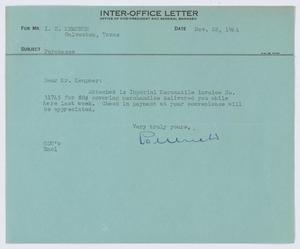 [Letter from Gus D. Ulrich to I. H. Kempner, November 28, 1944]