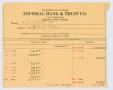 Primary view of [Bank Statement for I. H. Kempner]