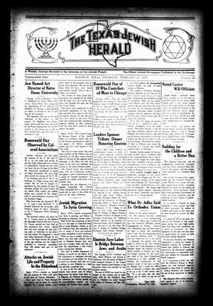 The Texas Jewish Herald (Houston, Tex.), Vol. 26, No. 46, Ed. 1 Thursday, February 23, 1933