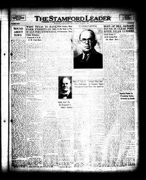 Primary view of object titled 'The Stamford Leader (Stamford, Tex.), Vol. 35, No. 25, Ed. 1 Friday, March 27, 1936'.