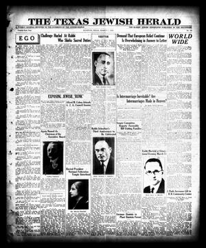 The Texas Jewish Herald (Houston, Tex.), Vol. 21, No. 48, Ed. 1 Thursday, March 7, 1929