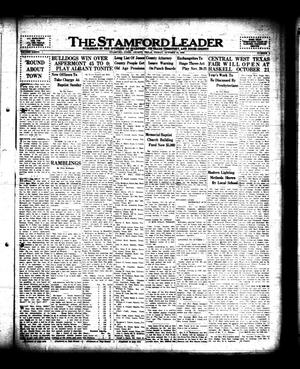 The Stamford Leader (Stamford, Tex.), Vol. 36, No. 2, Ed. 1 Friday, October 16, 1936