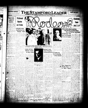 Primary view of object titled 'The Stamford Leader (Stamford, Tex.), Vol. 35, No. 38, Ed. 1 Friday, June 26, 1936'.