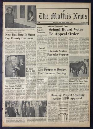 The Mathis News (Mathis, Tex.), Vol. 50, No. 6, Ed. 1 Thursday, February 8, 1973