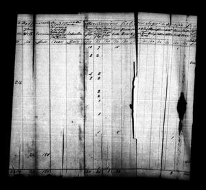 Primary view of object titled '[Jasper County, Texas Tax Roll: 1841]'.