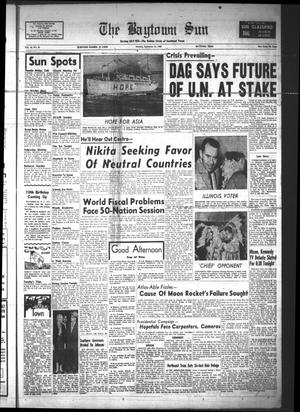 The Baytown Sun (Baytown, Tex.), Vol. 41, No. 30, Ed. 1 Monday, September 26, 1960