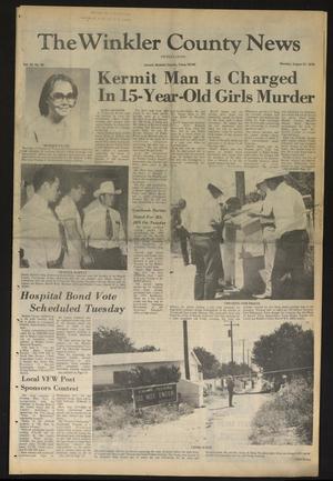 Primary view of object titled 'The Winkler County News (Kermit, Tex.), Vol. 42, No. 95, Ed. 1 Monday, August 27, 1979'.