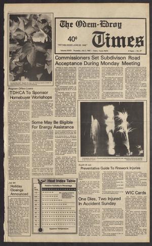 The Odem-Edroy Times (Odem, Tex.), Vol. 40, No. 27, Ed. 1 Thursday, July 2, 1992