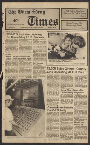 The Odem-Edroy Times (Odem, Tex.), Vol. 40, No. 34, Ed. 1 Thursday, August 22, 1991