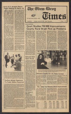 The Odem-Edroy Times (Odem, Tex.), Vol. 41, No. 8, Ed. 1 Thursday, February 25, 1993