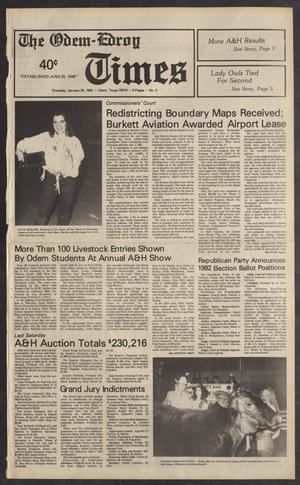 The Odem-Edroy Times (Odem, Tex.), Vol. [41], No. 5, Ed. 1 Thursday, January 30, 1992