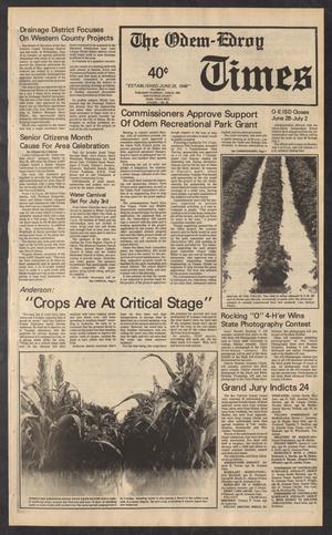 The Odem-Edroy Times (Odem, Tex.), Vol. 41, No. 25, Ed. 1 Thursday, June 24, 1993
