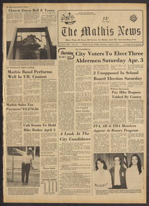 Primary view of object titled 'The Mathis News (Mathis, Tex.), Vol. 53, No. 14, Ed. 1 Thursday, April 1, 1976'.
