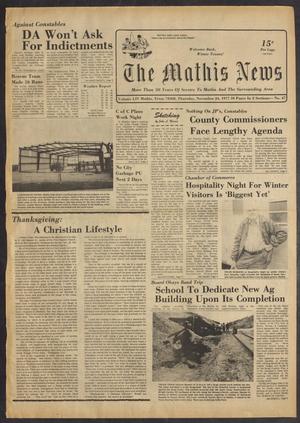 The Mathis News (Mathis, Tex.), Vol. 54, No. 47, Ed. 1 Thursday, November 24, 1977