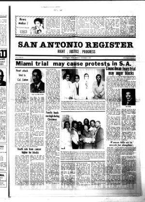 San Antonio Register (San Antonio, Tex.), Vol. 49, No. 36, Ed. 1 Thursday, December 4, 1980