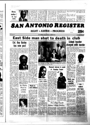 Primary view of object titled 'San Antonio Register (San Antonio, Tex.), Vol. 49, No. 49, Ed. 1 Thursday, March 12, 1981'.