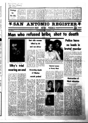San Antonio Register (San Antonio, Tex.), Vol. 50, No. 23, Ed. 1 Thursday, September 17, 1981