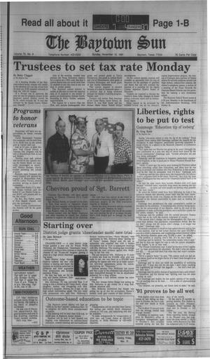 The Baytown Sun (Baytown, Tex.), Vol. 70, No. 8, Ed. 1 Sunday, November 10, 1991