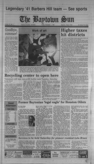 The Baytown Sun (Baytown, Tex.), Vol. 70, No. 1, Ed. 1 Friday, November 1, 1991