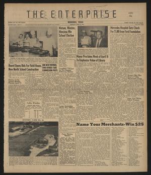 Primary view of object titled 'The Enterprise (Mercedes, Tex.), Vol. 44, No. 15, Ed. 1 Thursday, April 12, 1956'.