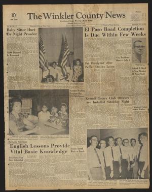 The Winkler County News (Kermit, Tex.), Vol. 28, No. 17, Ed. 1 Thursday, July 4, 1963
