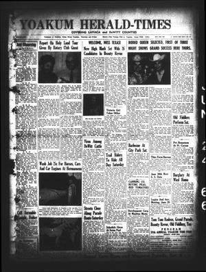 Primary view of object titled 'Yoakum Herald-Times (Yoakum, Tex.), Vol. 69, No. 74, Ed. 1 Friday, June 24, 1966'.