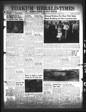 Primary view of object titled 'Yoakum Herald-Times (Yoakum, Tex.), Vol. 70, No. 75, Ed. 1 Thursday, June 27, 1968'.