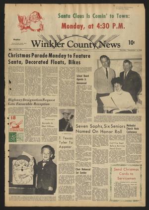 The Winkler County News (Kermit, Tex.), Vol. 30, No. 28, Ed. 1 Sunday, December 4, 1966