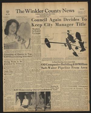 The Winkler County News (Kermit, Tex.), Vol. 28, No. 41, Ed. 1 Thursday, September 26, 1963