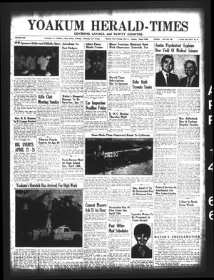 Yoakum Herald-Times (Yoakum, Tex.), Vol. 69, No. 44, Ed. 1 Thursday, April 14, 1966