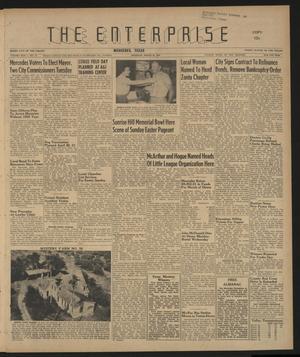 Primary view of object titled 'The Enterprise (Mercedes, Tex.), Vol. 44, No. 13, Ed. 1 Thursday, March 29, 1956'.