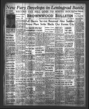 Brownwood Bulletin (Brownwood, Tex.), Vol. 40, No. 322, Ed. 1 Wednesday, September 17, 1941