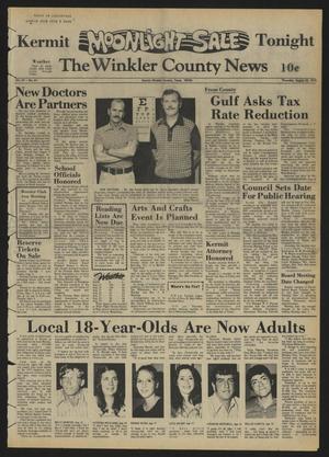 The Winkler County News (Kermit, Tex.), Vol. 37, No. 47, Ed. 1 Thursday, August 30, 1973