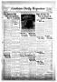 Thumbnail image of item number 1 in: 'Graham Daily Reporter (Graham, Tex.), Vol. 3, No. 6, Ed. 1 Wednesday, September 9, 1936'.